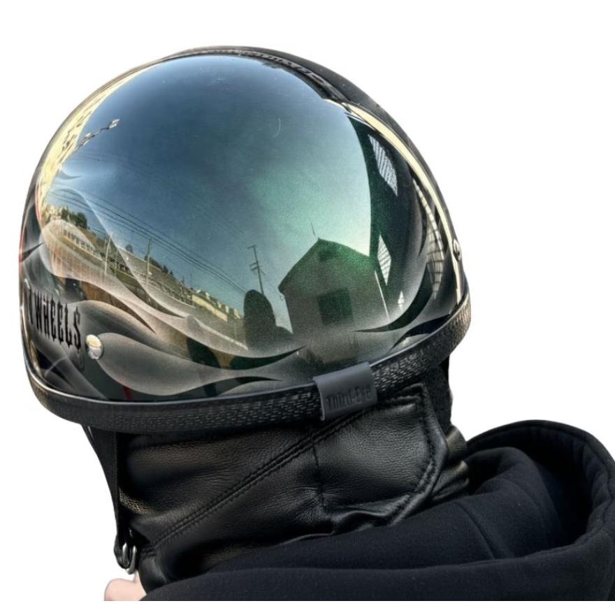 HEAVY ゆうパケ送料無料 MOTOBLUEZ 3Dレザー シープスキン＆フリース