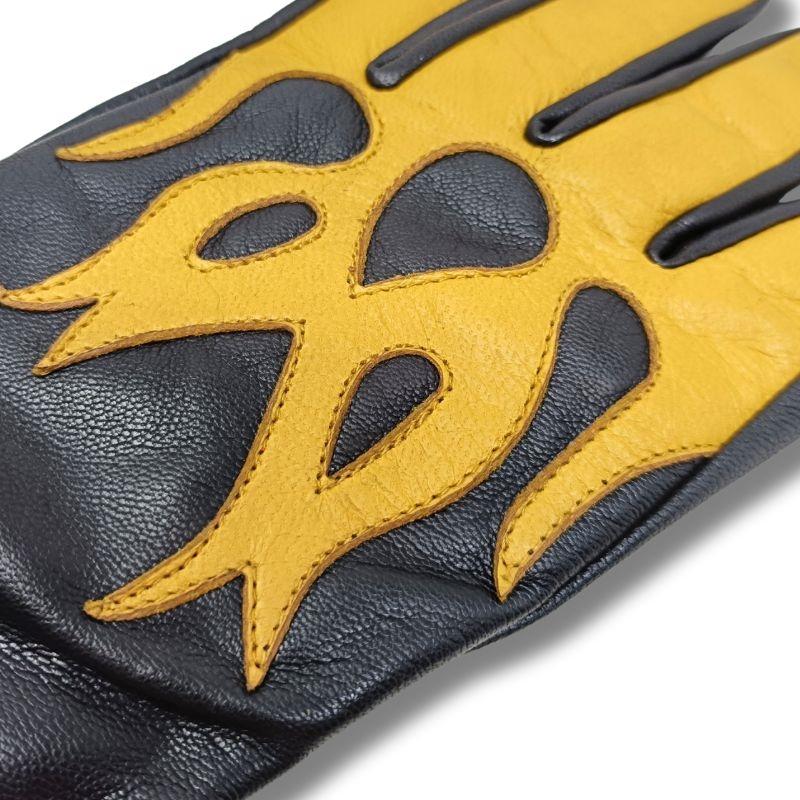 HEAVY MB 山羊革プレーングローブ フレイム キャメル FLAME
