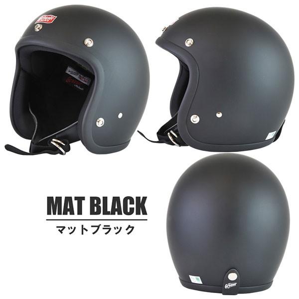 GREASER 60's PLAIN　グリーサー　ジェットヘルメット ４カラー・３サイズ SG規格｜motobluez-store｜04