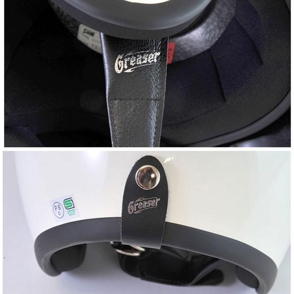 GREASER 60's PLAIN　グリーサー　ジェットヘルメット ４カラー・３サイズ SG規格｜motobluez-store｜07