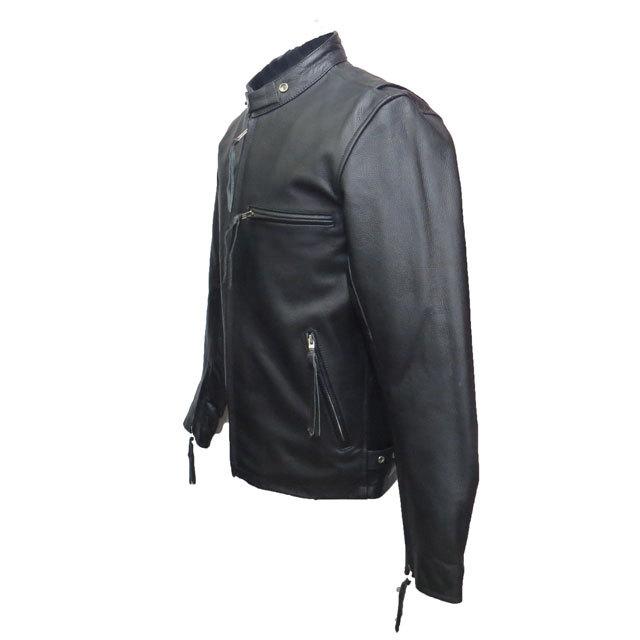 HEAVY レザー　本革　シングルライダース　XL 【新品未使用】 HEAVY 送料無料 ソフトバッファローシングルライダースジャケット 革