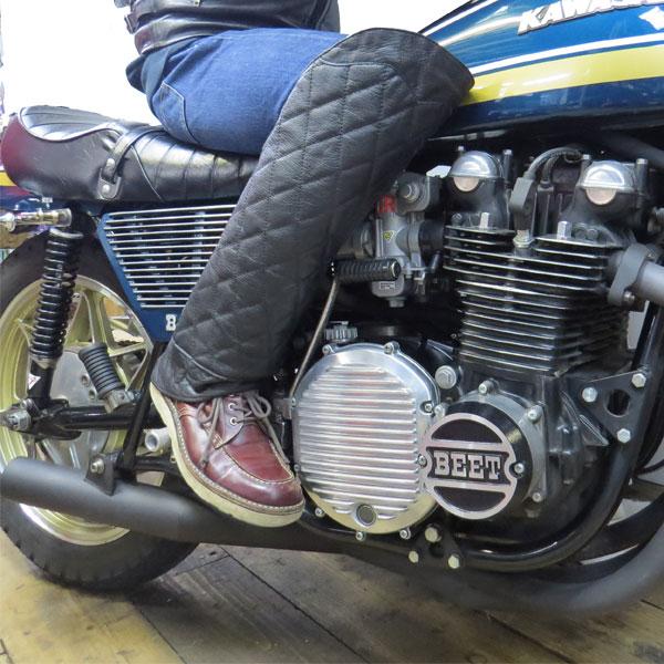 HEAVY ダイヤモンドパッドレッグチャップス モトブルーズ LEG CHAPS