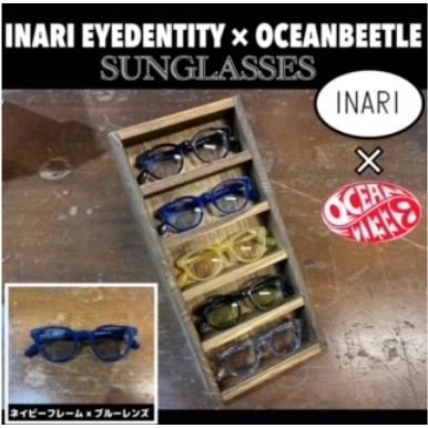 INARI シルバー オーバル　サングラス イナリ×オーシャンビートル コラボ サングラス / INARI EYEDENTITY x
