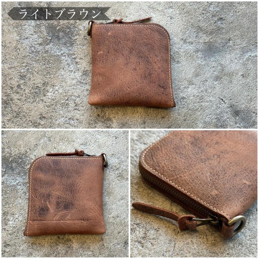 新色 KC's ケーシーズ ミニウォレット Lジップ CRANK クードゥー