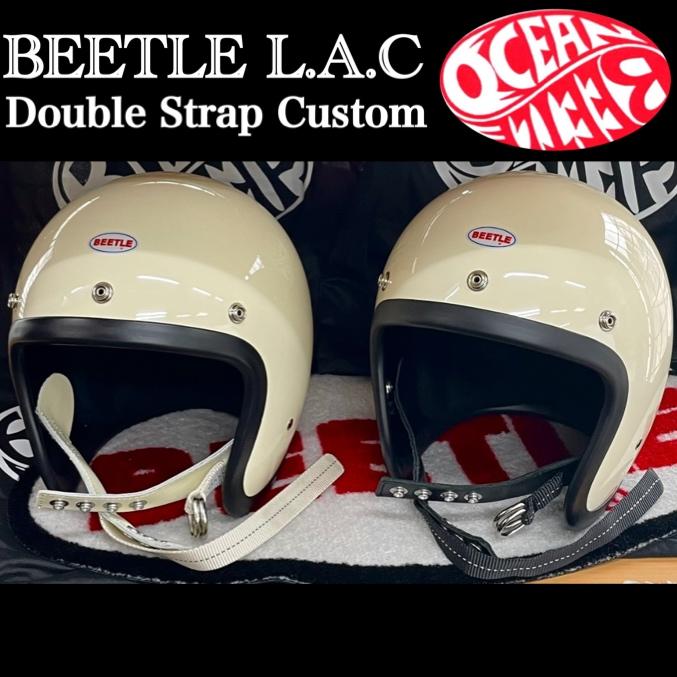 新品OCEAN BEETLE Mサイズ L.A.C ダブルストラップ　アイボリー OCEAN BEETLE】 BEETLE L.A.C-2 / アイボリー オーシャンビートル
