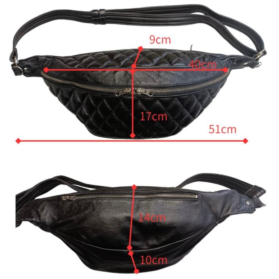 MOTOBLUEZ モトブルーズオリジナル シープスキンレザーファニーパック