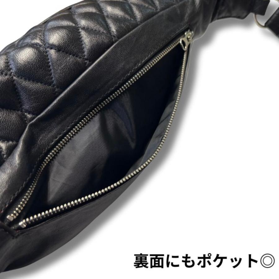 MOTOBLUEZ モトブルーズオリジナル シープスキンレザーファニーパック