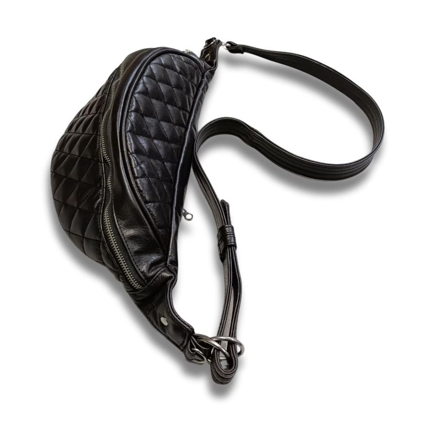 モトブルーズオリジナル バッファロー グレーズレザーファニーパック