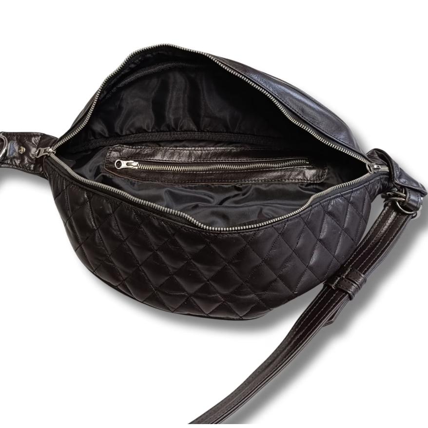 モトブルーズオリジナル バッファロー グレーズレザーファニーパック