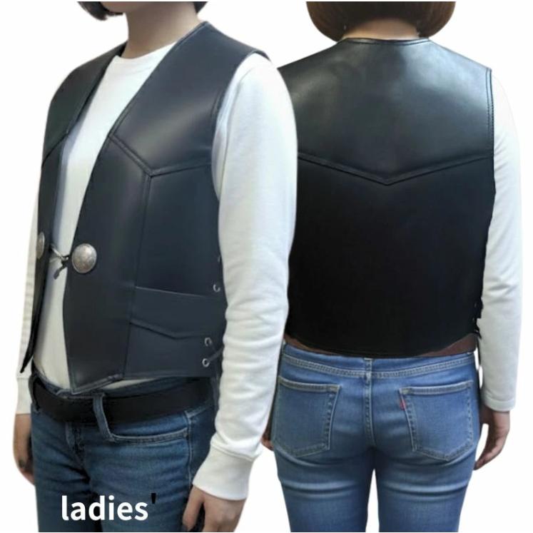 BSRABBIT ベスト HEAVY MOTOBLUEZ サイドレースレザーベスト 「タン」MB-VO01TAN