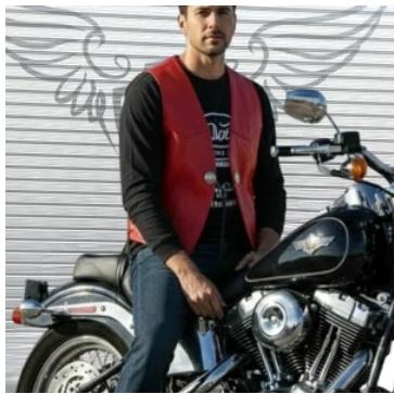 HEAVY MOTOBLUEZ サイドレースレザーベスト 「タン」MB-VO01TAN