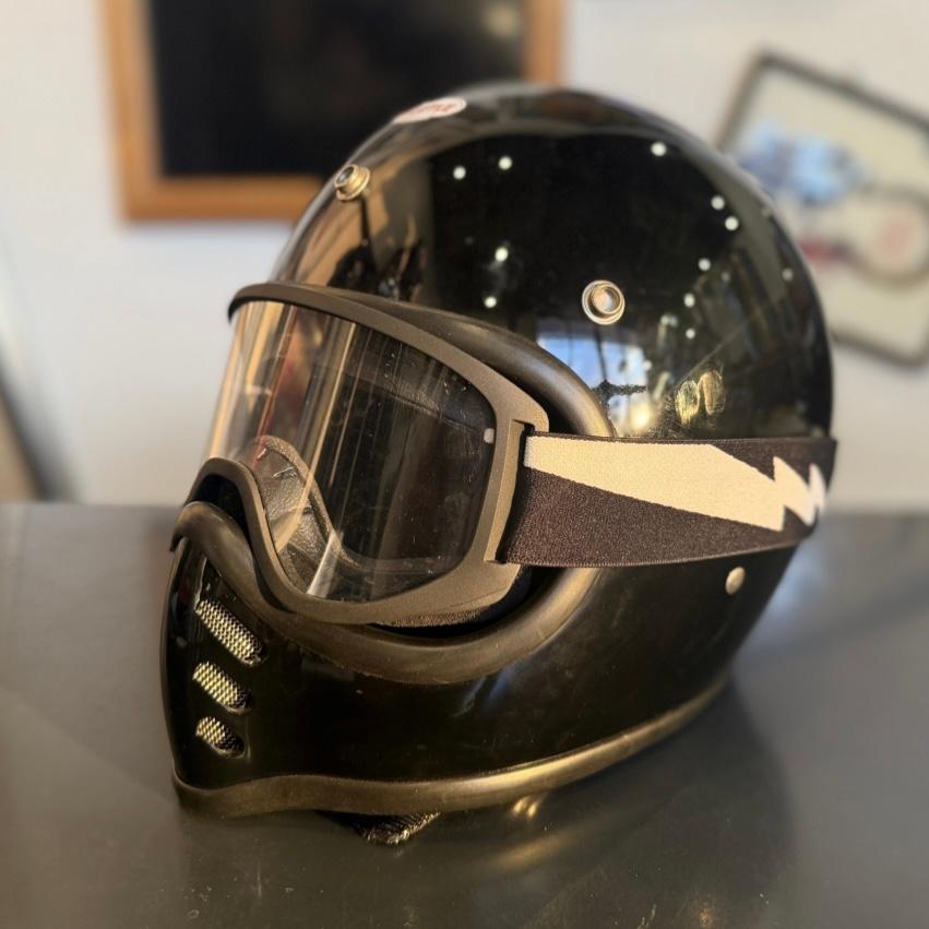 BILTWELL 】 MOTO 2.0 BOLTS GOGGLES BLACK ビルトウェル モトゴーグル