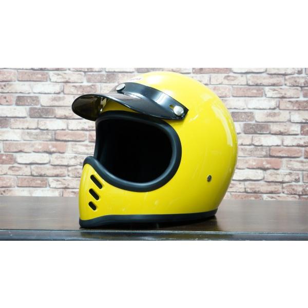 オーシャンビートル BEETLE MTX MOTO STYLE HELMET イエロー OCEANBEETLE ヘルメット|motobluez-store|04