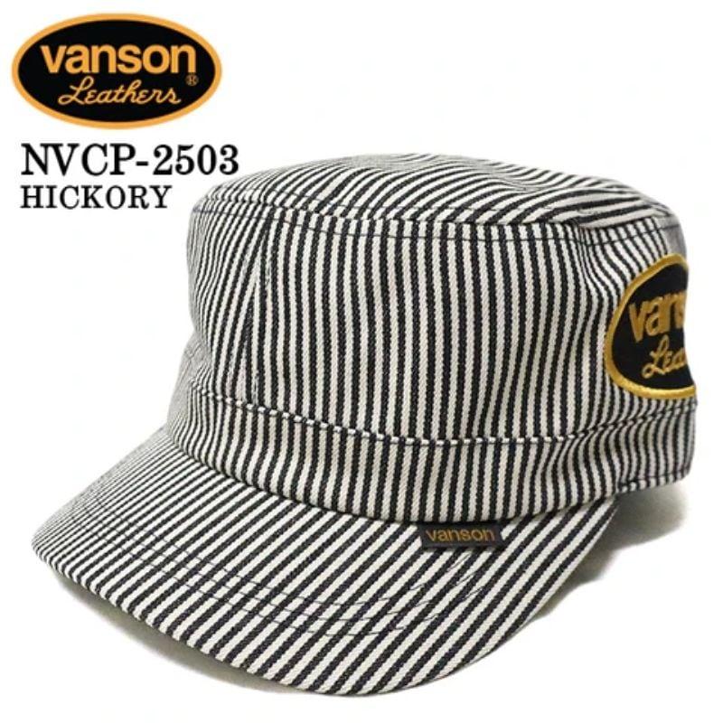 VANSON（バンソン） 送料無料 ワークキャップ WORK CAP 帽子 NVCP-2503