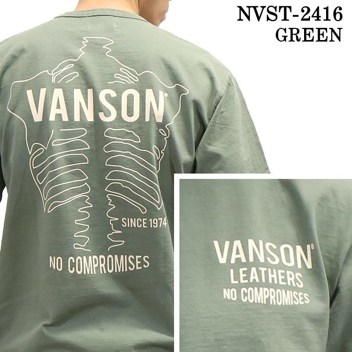 VANSON（バンソン） 【セール！46%オフ！】VANSON 天竺プリントTシャツ