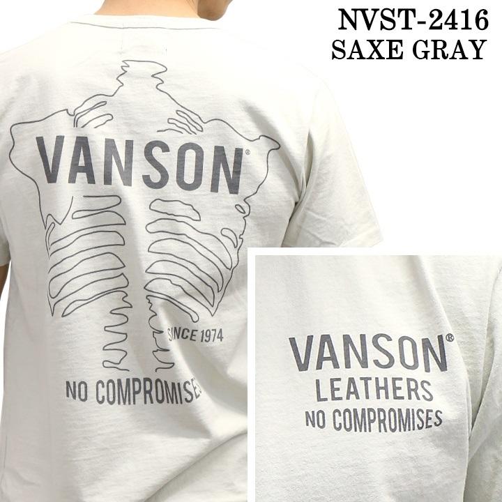 VANSON（バンソン） 【セール！46%オフ！】VANSON 天竺プリントTシャツ