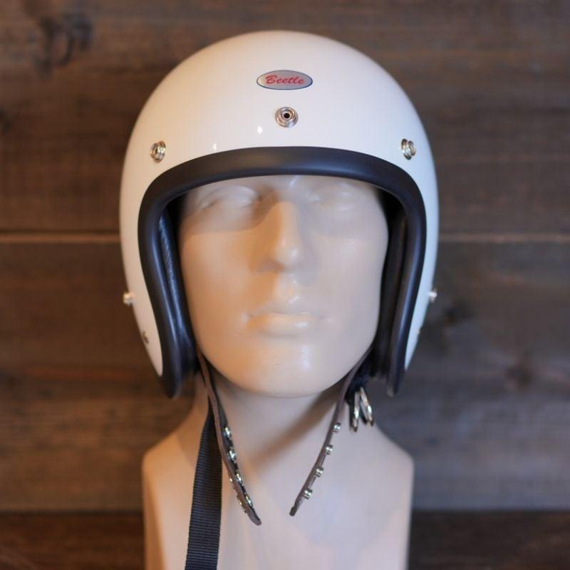 500-TX ジェットヘルメット アイボリー TT&CO.】500-TX スタンダード アイボリー ティーティーアンド