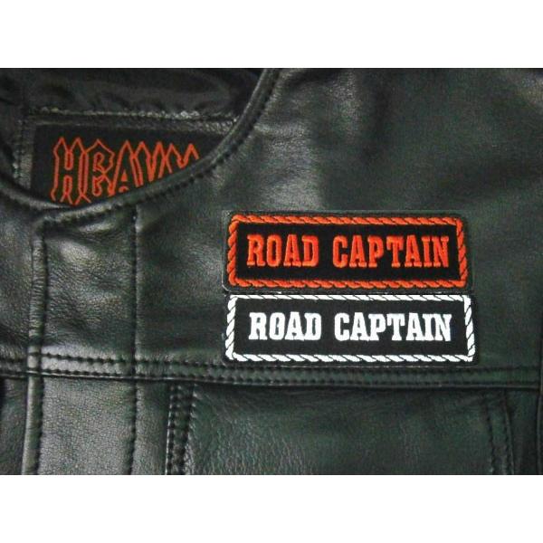 HotLeathers】MC役職パッチ 《ROAD CAPTAIN/ロードキャプテン》 刺繍