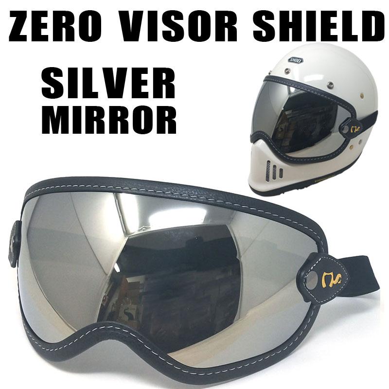スモークバイザーシールド ZERO VISOR SHIELD ゼロバイザーシールド バブルレンズ｜スモーク