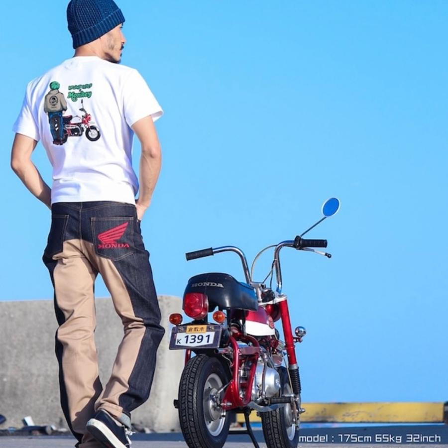 児島ジーンズ x ホンダコラボ モンキーコンボパンツ 切り替え 児島ジーンズ x ホンダコラボ モンキーコンボパンツ 切り替え