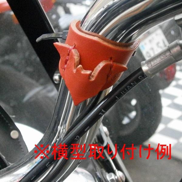 空冷四速】レザーサングラスホルダー ハンドルタイプ