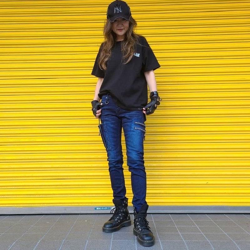 MOTOBLUEZ SKULL＆JADE 14oz モンスターストレッチ デニム MOTOBLUEZ SKULL＆JADE 14oz モンスターストレッチ デニム