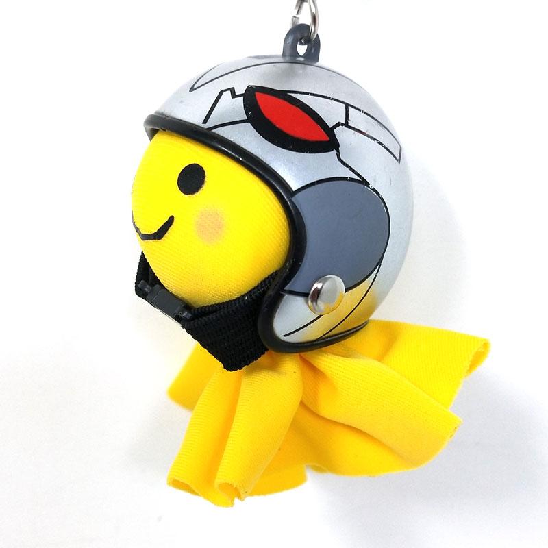 てるぼう＆ヘルメットキーホルダーセット『レッドアイウルトロン』 雨