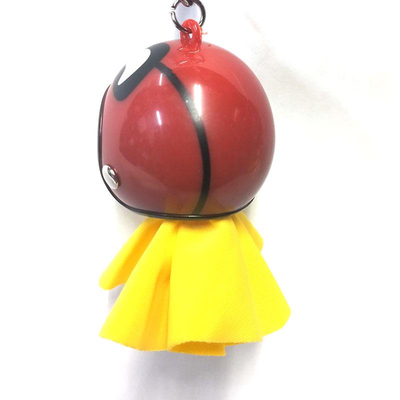 てるぼう＆ヘルメットキーホルダーセット『デッド』 雨 梅雨 てるてる