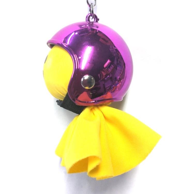 てるぼう＆ヘルメットキーホルダーセット『メタリック ピンク