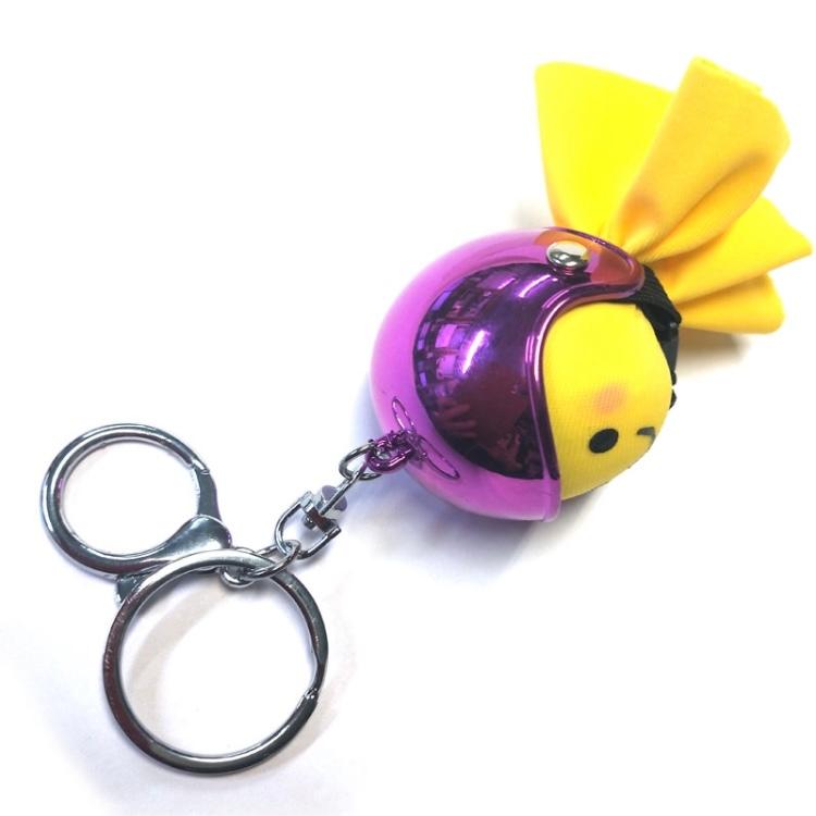 てるぼう＆ヘルメットキーホルダーセット『メタリック ピンク