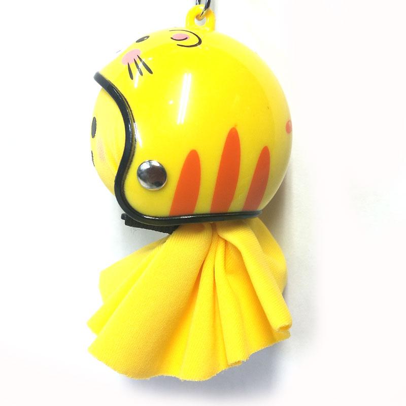 てるぼう＆ヘルメットキーホルダーセット『トラ』 雨 梅雨 てるてる