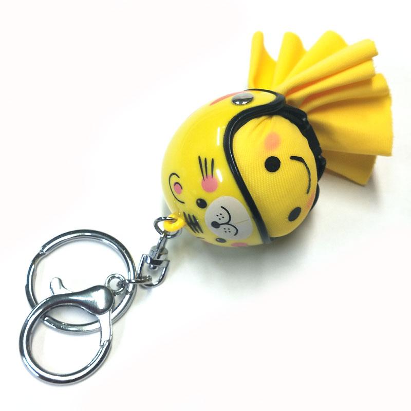 てるぼう＆ヘルメットキーホルダーセット『トラ』 雨 梅雨 てるてる