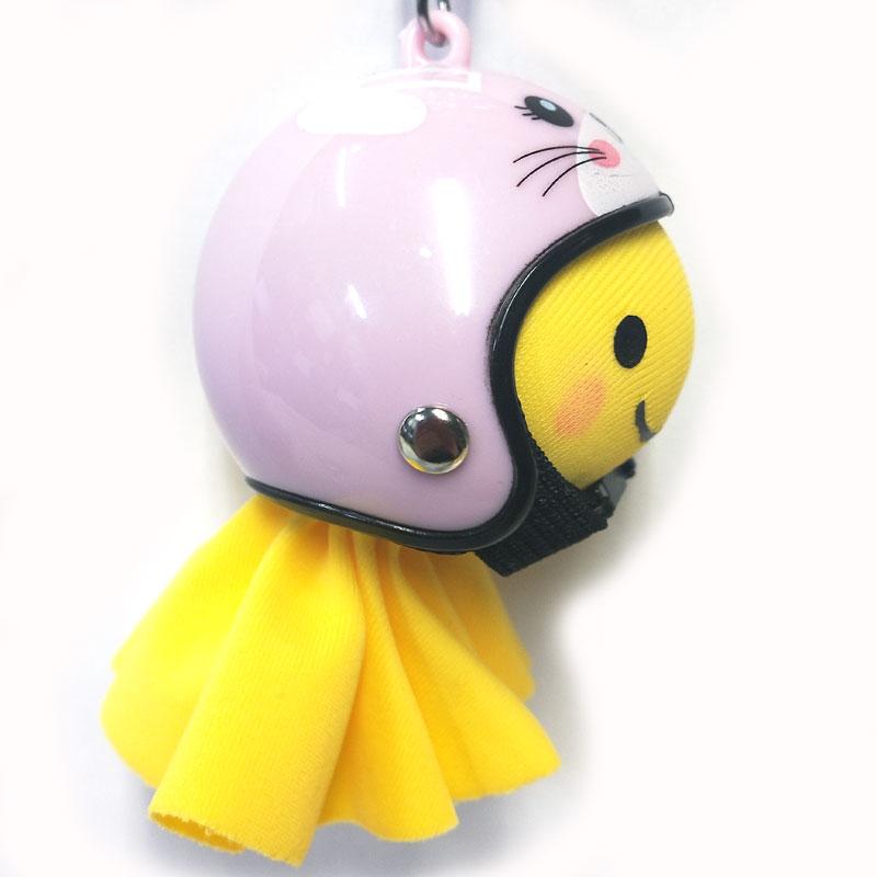 てるぼう＆ヘルメットキーホルダーセット『ウサギ』 雨 梅雨 てるてる