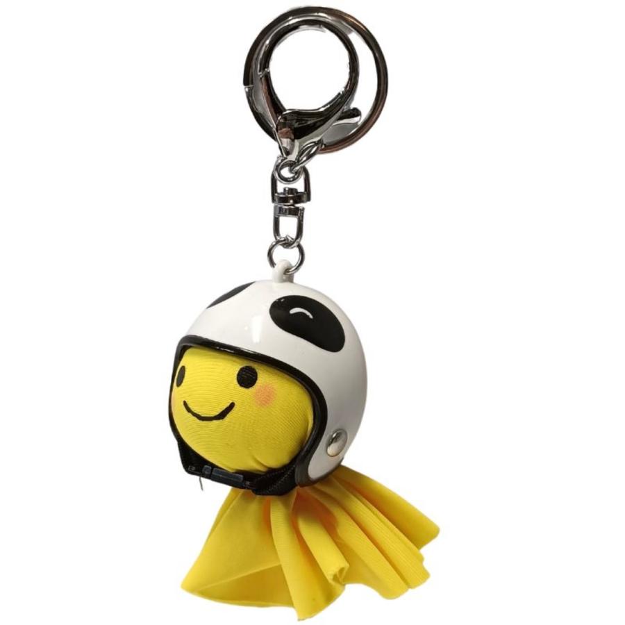 てるぼう＆ヘルメットキーホルダーセット 『パンダA』 雨 梅雨
