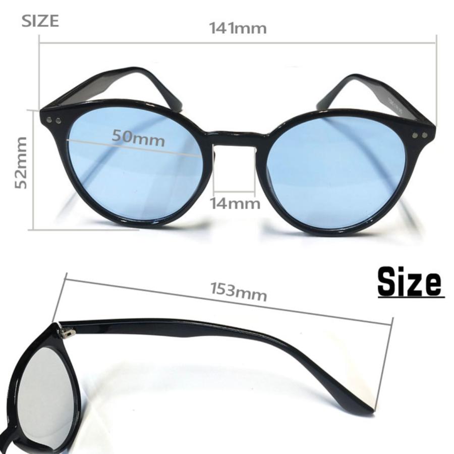 調光サングラス ボストンフレーム 偏光 調光 色が変わるレンズ 4