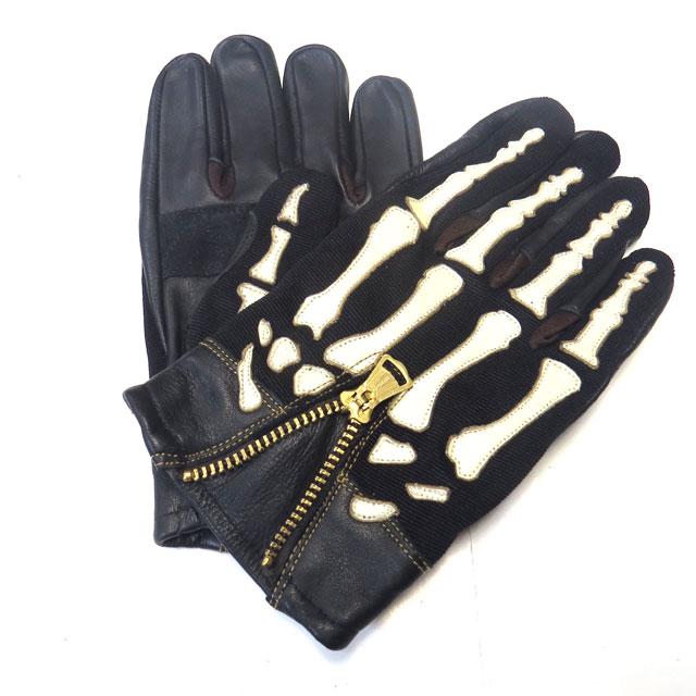 Vin＆Age（ヴィンアンドエイジ） スケルトングローブ レザーグローブ