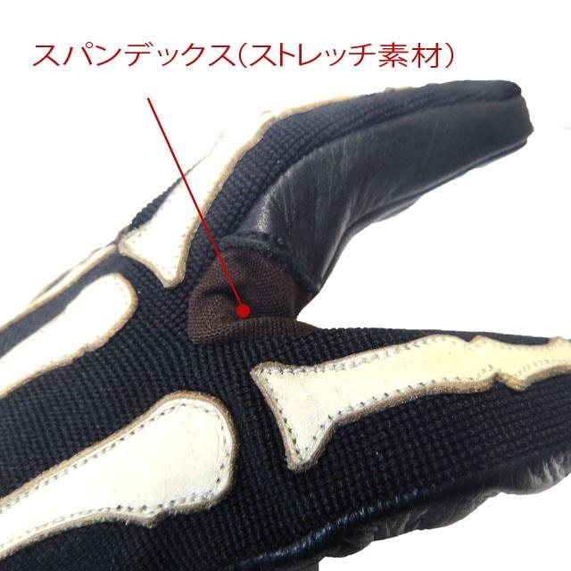 Vin＆Age（ヴィンアンドエイジ） スケルトングローブ レザーグローブ