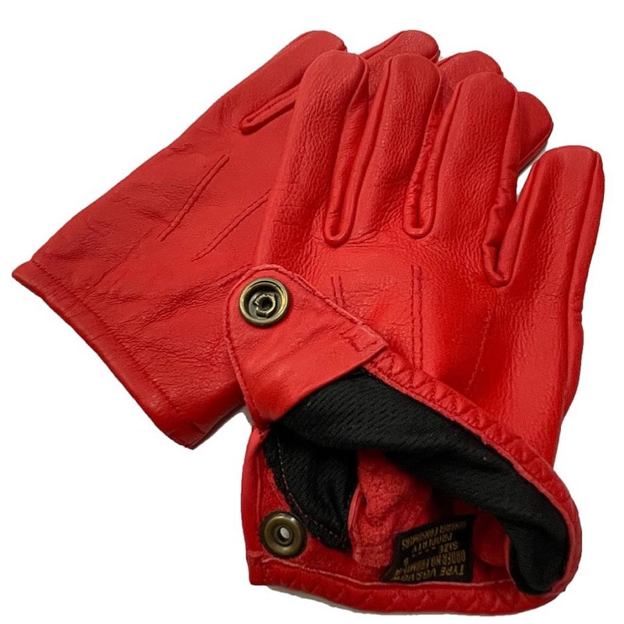 ROENロエンフィンガーレスレザーグローブ赤 2026年最新】ROEN 手袋の