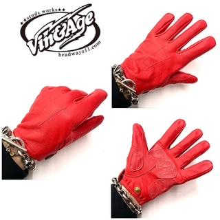 mimu【新品未使用】Vin&Age　ヴィンアンドエイジ　レザーグローブＳ ヴィンアンドエイジ ヴィン＆エイジ ナーティー ショート