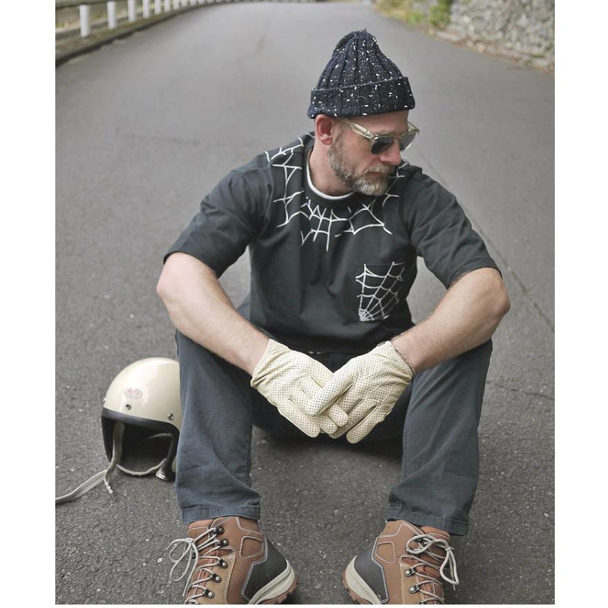 金彩エッジ メッシュ オープンワーク シューマン ババリア★26㎝ １級品 Vin＆Age（ヴィンアンドエイジ） SHORT PUNCHING GLOVES ショート