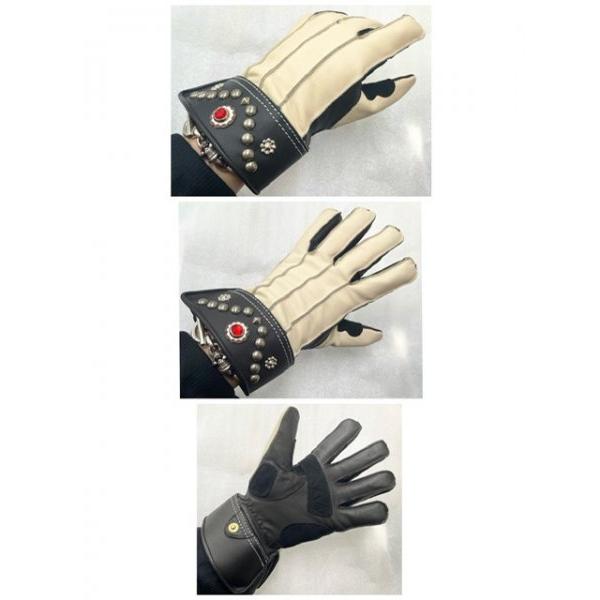 Vin＆Age（ヴィンアンドエイジ） 真冬用 VGW14 アイボリー 牛革