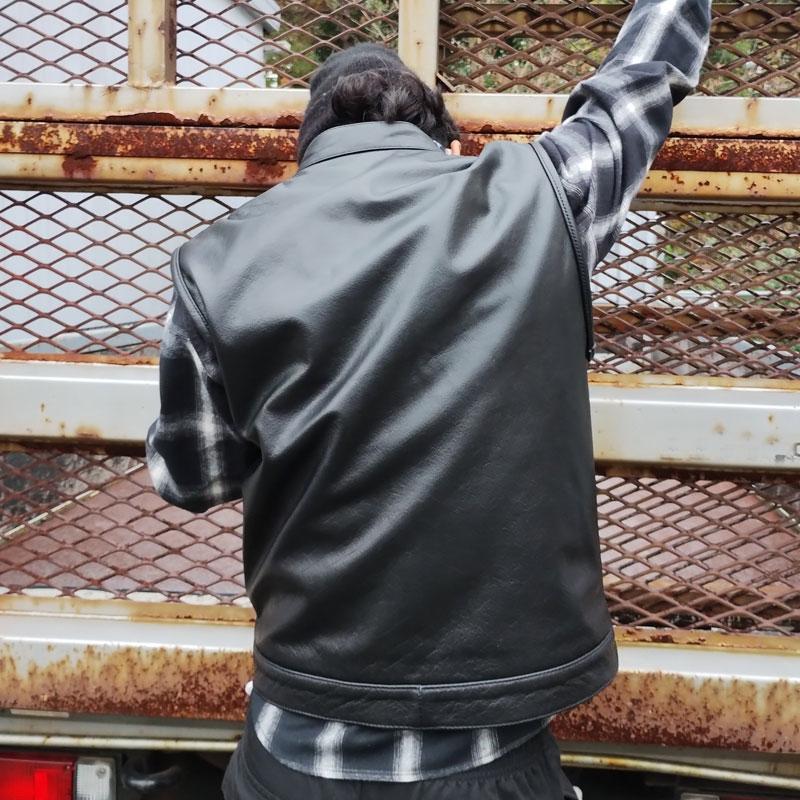 HEAVY レザーベスト サイズ36 楽天市場】HEAVY オイルレザーベスト タンモトブルーズ VEST