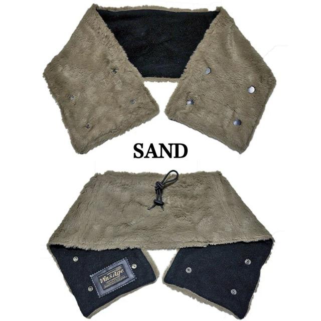 Lieve Van Gorp デッドストック90s蛇革ネックウォーマー希少美品 Vin＆Age（ヴィンアンドエイジ） Vin ＆ Age FUR NECK WARMER ファー