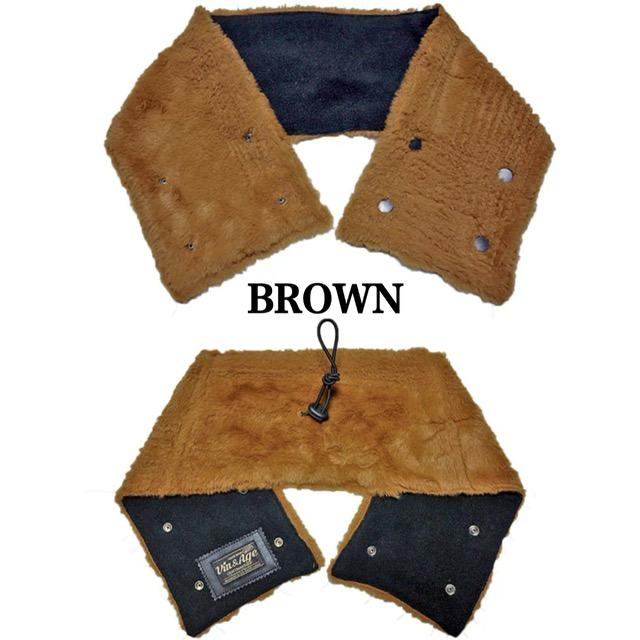 Lieve Van Gorp デッドストック90s蛇革ネックウォーマー希少美品 Vin＆Age（ヴィンアンドエイジ） Vin ＆ Age FUR NECK WARMER ファー