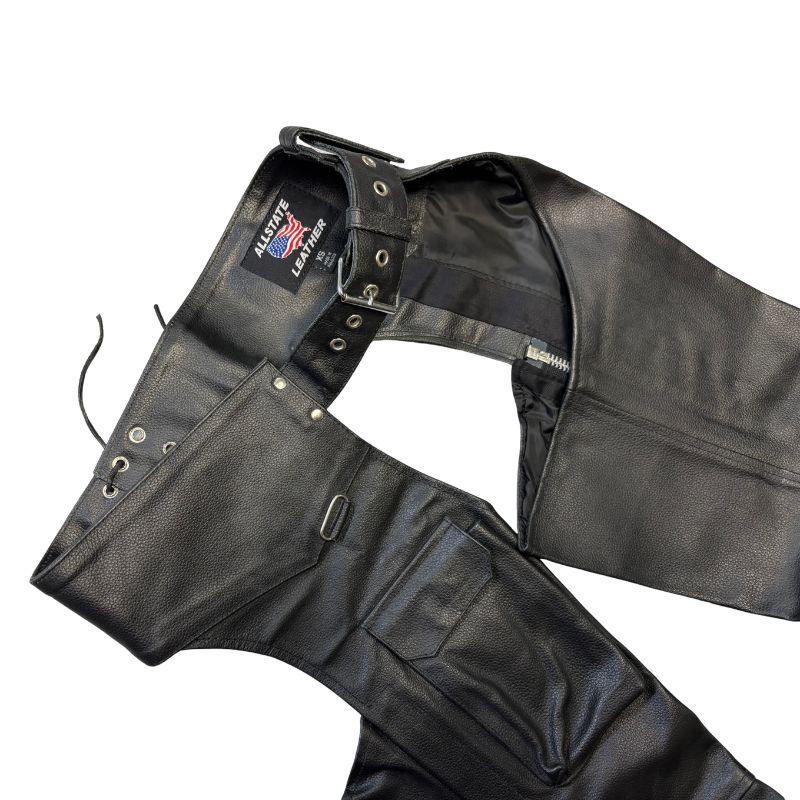 アウトレット品！送料無料！】ALLSTATE LEATHER 牛革 レザーチャップス