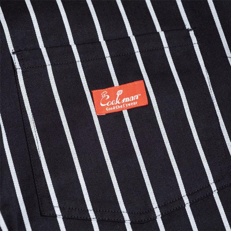 COOKMAN（クックマン） Fisherman's Bib Overall Stripe Black（ユニ
