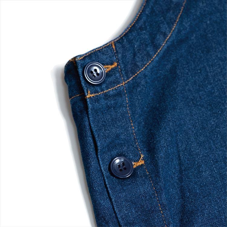 COOKMAN（クックマン） Fisherman's Bib Overall Denim Navy （ユニ