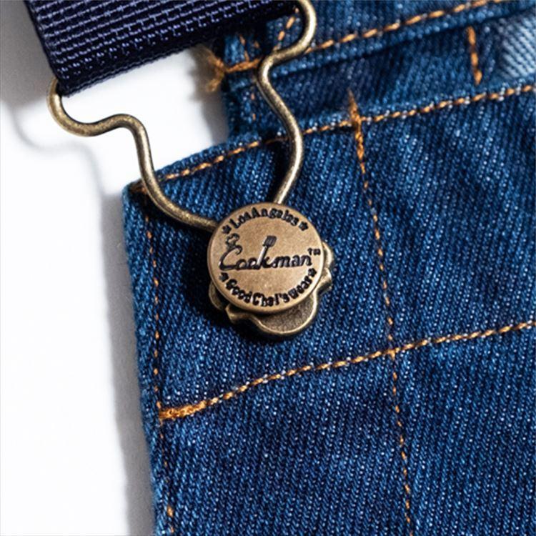 COOKMAN（クックマン） Fisherman's Bib Overall Denim Navy （ユニ