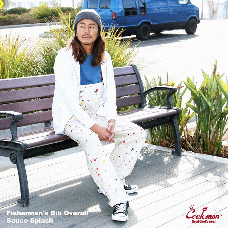 COOKMAN（クックマン） Fisherman's Bib Overall Sauce Splash（ユニ