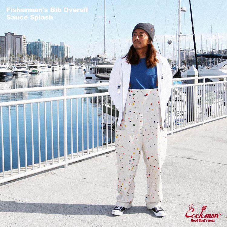 COOKMAN（クックマン） Fisherman's Bib Overall Sauce Splash（ユニ